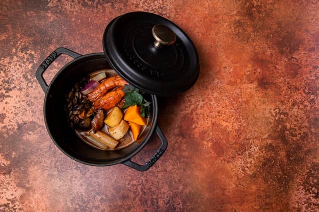one pot meal - opened cover