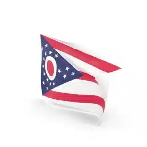 Ohio State flag - Ohio Car seat laws 2022