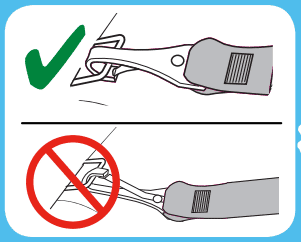 attach the hook to the anchor