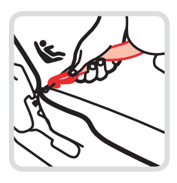attaching the lower anchors