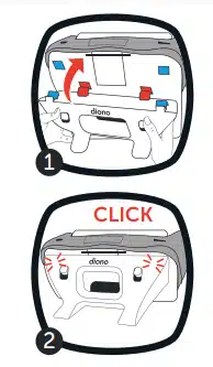 diono car seat base installation