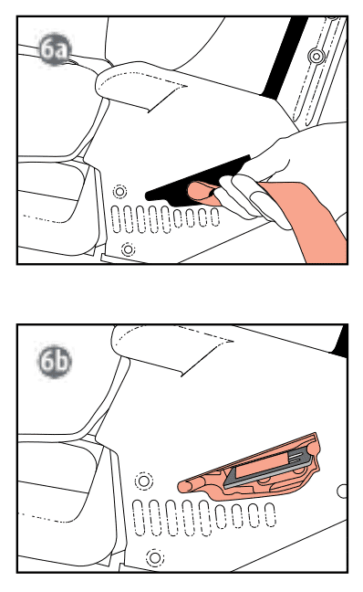 removing the harness straps 3
