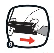 removing the latch