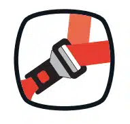 seat belt 5-point harness installation