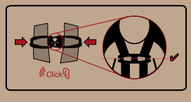 fastening the chest clip in britax car seat installation