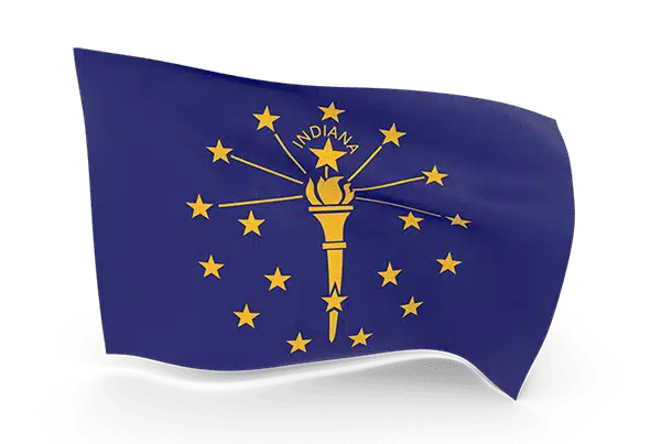 Flag of Indiana