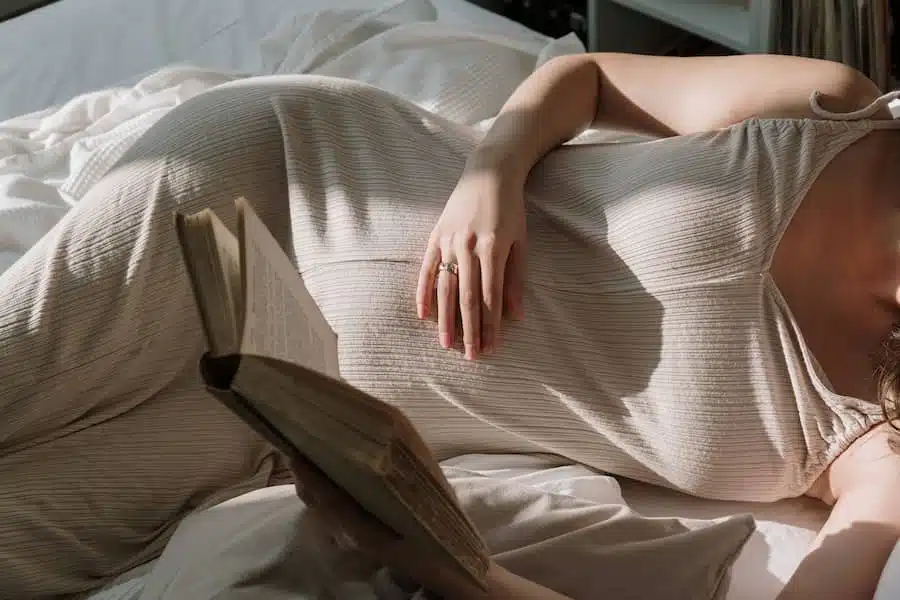 sleeping propped up while pregnant