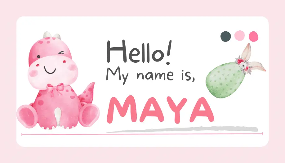 Maya name