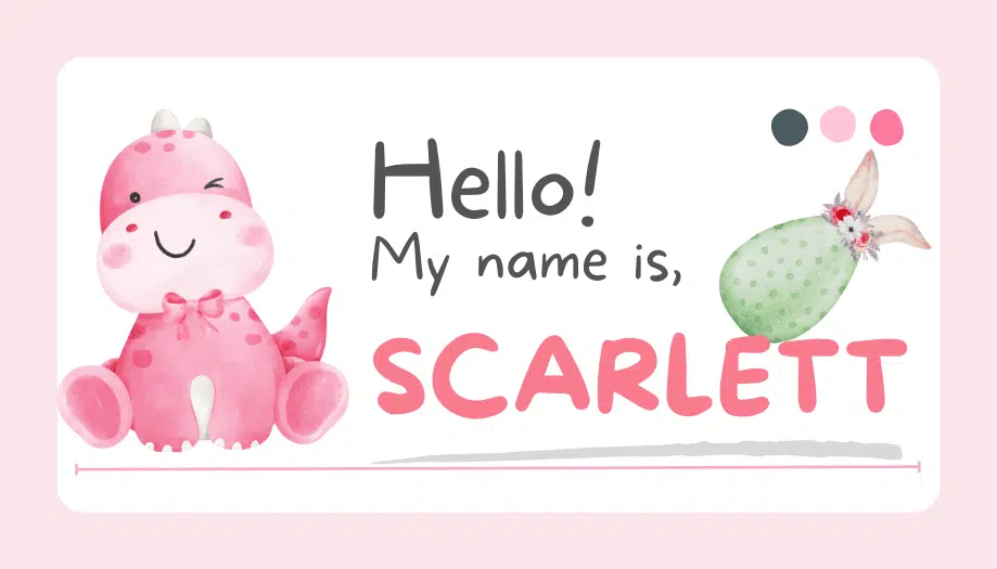 scarlett name meaning