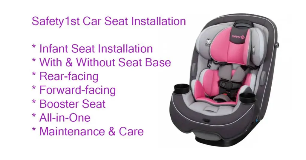Safety 1st Car Seat Installation & Guide Manual & Video Instructions